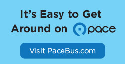 It's Easy to Get Around on Pace. Visit PaceBus.com